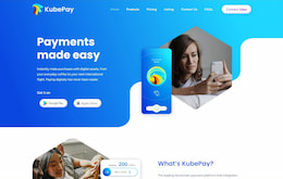 Previsualizacion de la web Kubepay.io