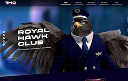 Previsualizacion de la web Royal Hawk Club